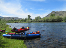 Сибирь, Тува, Западный Саян: по озеру Кара-Холь и реке Алаш на байдарках
