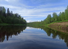 Северо-Запад, Русская деревня. На байдарках по реке Мста в Новгородской области