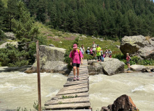 Кавказ, Гвандра. Горные треккинги для взрослых и детей (в палатках)