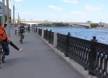 Подмосковье, Велопрогулка - Набережная Москвы