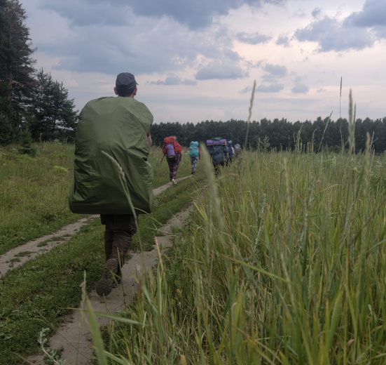Подмосковье, Пеший поход через усадьбу Гуслица