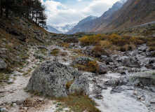 Кавказ, Долина Аксаут: палаточный лагерь