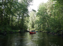 Северо-Запад, Сплав по реке Тихая с выходом в Ладогу