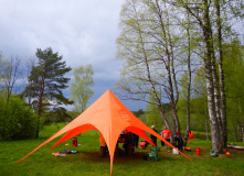 Подмосковье, Поход на одноместных байдарках по реке Волга с Бенскими порогами