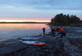 Стихия воды | сап лагерь на Ладожских шхерах