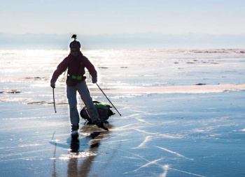 Байкал: поход вокруг Ольхона на коньках (разведка)