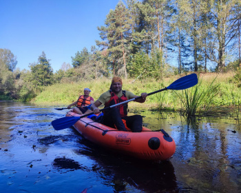 Сплав на байдарках по реке Осуга (разведка)