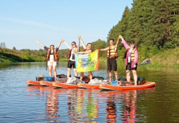 Сплав по реке Волга на SUP-bord от Ярославля до Костромы