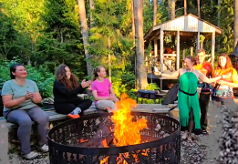 Лесной лагерь с детьми на Валдае (Новгородская область)