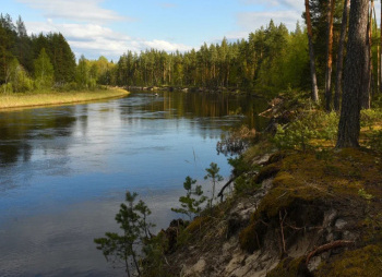 Три дня на байдарках по реке Лух с походной баней