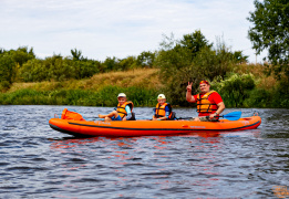 Семейный поход со сплавом на байдарках "В Тридевятом царстве"