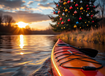 Новый год на сплаве по реке Клязьма с ночевкой в теплых шатрах