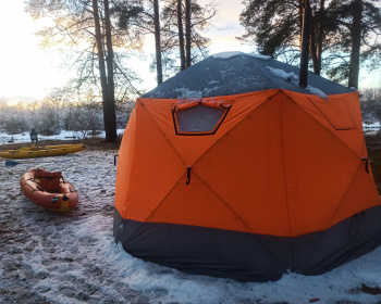 Поход на байдарках по реке Клязьма с теплым шатром, баней и автосопровождением