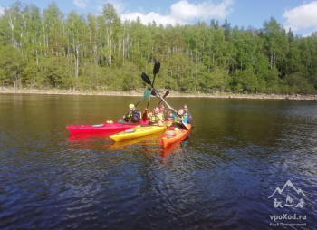 7 дней по островам и шхерам Выборгского залива на морских каяках (с лодкой сопровождения)
