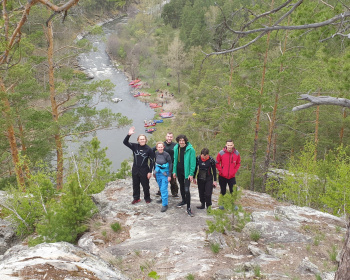 Байдарки на Урале : майский сплав по реке Сакмара