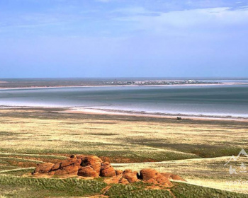 По степям России. Озеро Баскунчак (вело)