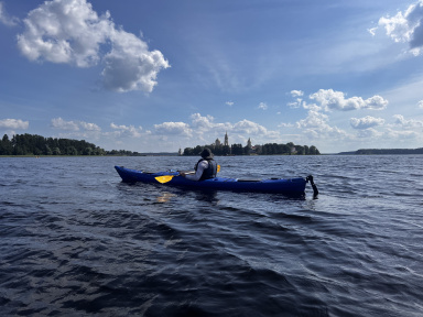 Селигерский экспресс: автономный поход на морских каяках