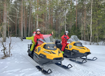 Снежное сафари: мультитур в Карелии