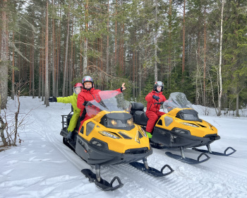 Снежное сафари: мультитур в Карелии