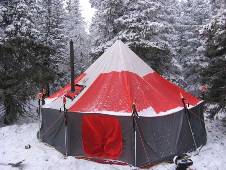 Лыжный поход с ночевкой в теплой палатке