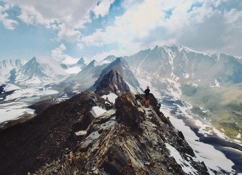 Конный поход по Киргизии к подножию пика Ленина (разведка)