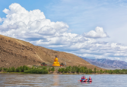 Республика Тыва: Сплав по Большому Енисею (Бий-Хему) на катамаранах