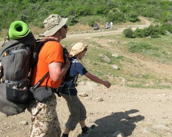 Детский Крым по-взрослому (поход с рюкзаками)