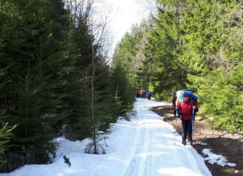Марш-бросок: исток реки Москвы — Бородино (Подмосковье)