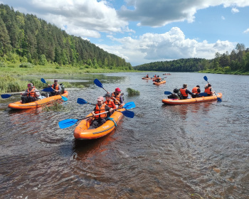 Сплав по реке Волга с Бенскими порогами (Тверская область)