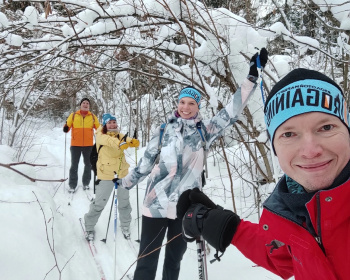 Снежный лес: однодневный лыжный поход