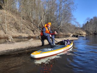 Вёсла в сторону - веники в руки! Сплав на SUP + Банный вечер
