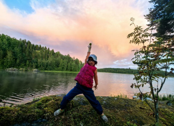 К берегам Журавлиной реки с детьми