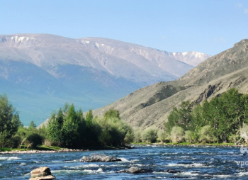 Тува, Западный Саян: по озеру Кара-Холь и реке Алаш на байдарках