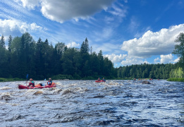Сплав по реке Суна на байдарках