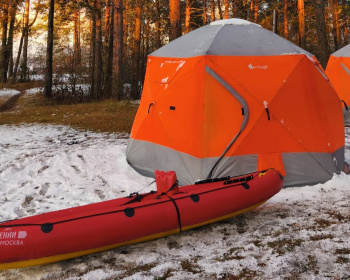 Поход на байдарках по реке Клязьма с теплым шатром, баней и автосопровождением