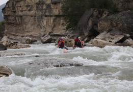Бодрый Кавказ. Родео-тур по рекам Урух, Ардон, Баксан на катамаранах