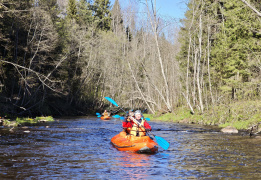 Поход на одноместных байдарках по реке Волга с Бенскими порогами