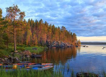 Финляндия на байдарках: Лапландия, озеро Инари. Разведка