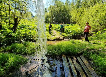 Сложный поход «Три калужских водопада» 