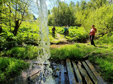 Сложный поход «Три калужских водопада» 