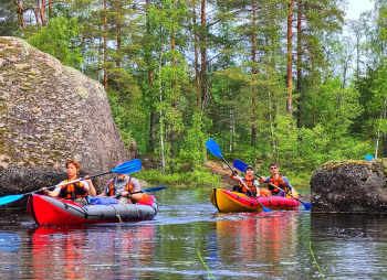Выборгский стоунхендж: на байдарках по древнему Хейнийокскому проливу